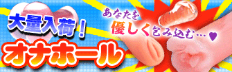 あなたを優しくキツく包み込む!ゆる系キツ系〜新感覚のモノまで!オナホール大量入荷!